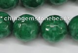 CCN1228 15.5 inches 18mm faceted round candy jade beads wholesale