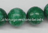 CCN1229 15.5 inches 20mm faceted round candy jade beads wholesale