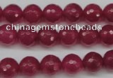 CCN1234 15.5 inches 10mm faceted round candy jade beads wholesale