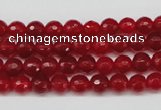 CCN1242 15.5 inches 6mm faceted round candy jade beads wholesale