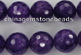 CCN1257 15.5 inches 16mm faceted round candy jade beads wholesale