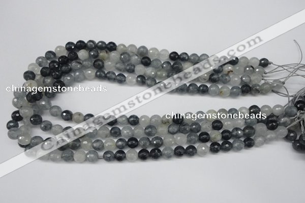 CCN1263 15.5 inches 8mm faceted round candy jade beads wholesale