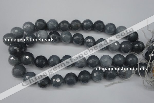 CCN1268 15.5 inches 18mm faceted round candy jade beads wholesale