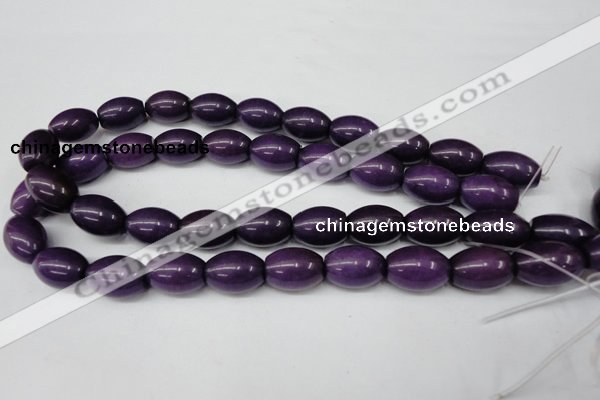 CCN127 15.5 inches 13*18mm rice candy jade beads wholesale