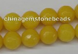 CCN1275 15.5 inches 12mm faceted round candy jade beads wholesale