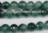 CCN1284 15.5 inches 10mm faceted round rainbow candy jade beads