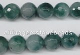 CCN1285 15.5 inches 12mm faceted round rainbow candy jade beads