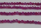 CCN1310 15.5 inches 3mm faceted round candy jade beads wholesale