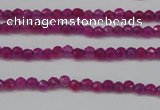 CCN1310 15.5 inches 3mm faceted round candy jade beads wholesale