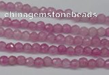 CCN1316 15.5 inches 3mm faceted round candy jade beads wholesale