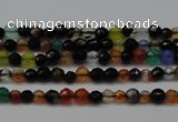 CCN1317 15.5 inches 3mm faceted round candy jade beads wholesale