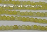 CCN1321 15.5 inches 4mm faceted round candy jade beads wholesale