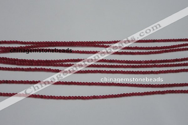 CCN1331 15.5 inches 2mm round candy jade beads wholesale