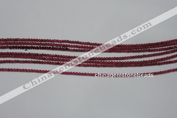 CCN1335 15.5 inches 3mm round candy jade beads wholesale