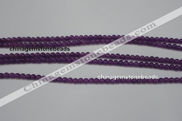 CCN1340 15.5 inches 4mm round candy jade beads wholesale