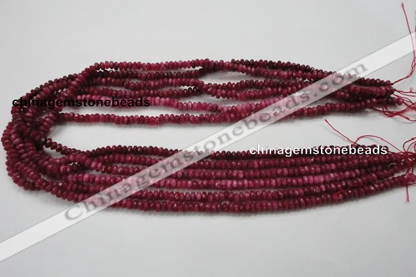 CCN1350 15.5 inches 2*4mm faceted rondelle candy jade beads
