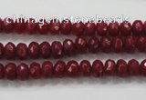 CCN1352 15.5 inches 4*6mm faceted rondelle candy jade beads