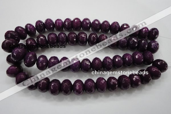 CCN1378 15.5 inches 13*18mm faceted rondelle candy jade beads