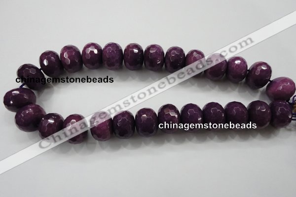 CCN1379 15.5 inches 15*20mm faceted rondelle candy jade beads