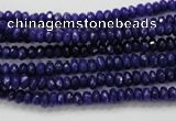 CCN1381 15.5 inches 2*4mm faceted rondelle candy jade beads