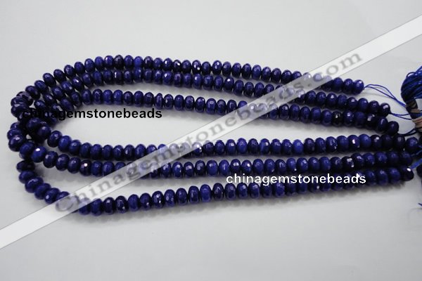 CCN1383 15.5 inches 5*8mm faceted rondelle candy jade beads