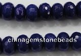 CCN1385 15.5 inches 8*12mm faceted rondelle candy jade beads