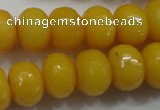 CCN1397 15.5 inches 12*16mm faceted rondelle candy jade beads