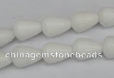 CCN140 15.5 inches 10*14mm teardrop candy jade beads wholesale