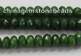 CCN1403 15.5 inches 5*8mm faceted rondelle candy jade beads