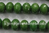 CCN1406 15.5 inches 10*14mm faceted rondelle candy jade beads