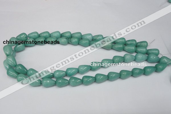 CCN141 15.5 inches 10*14mm teardrop candy jade beads wholesale