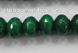 CCN1416 15.5 inches 10*14mm faceted rondelle candy jade beads