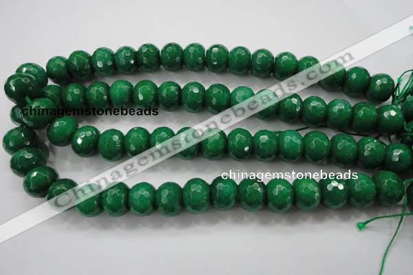 CCN1417 15.5 inches 12*16mm faceted rondelle candy jade beads