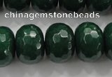 CCN1418 15.5 inches 13*18mm faceted rondelle candy jade beads