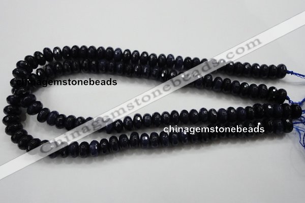 CCN1434 15.5 inches 6*10mm faceted rondelle candy jade beads