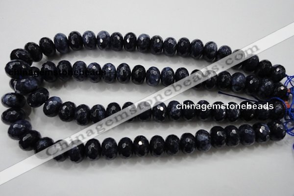 CCN1436 15.5 inches 10*14mm faceted rondelle candy jade beads