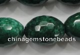 CCN1487 15.5 inches 18*25mm faceted rice candy jade beads wholesale