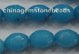 CCN1494 15.5 inches 12*16mm faceted rice candy jade beads wholesale
