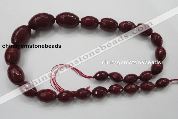 CCN1511 15.5 inches 10*14mm – 20*30mm faceted rice candy jade beads