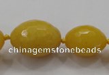 CCN1513 15.5 inches 10*14mm – 20*30mm faceted rice candy jade beads