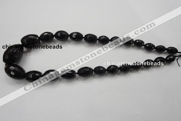 CCN1516 15.5 inches 10*14mm – 20*30mm faceted rice candy jade beads