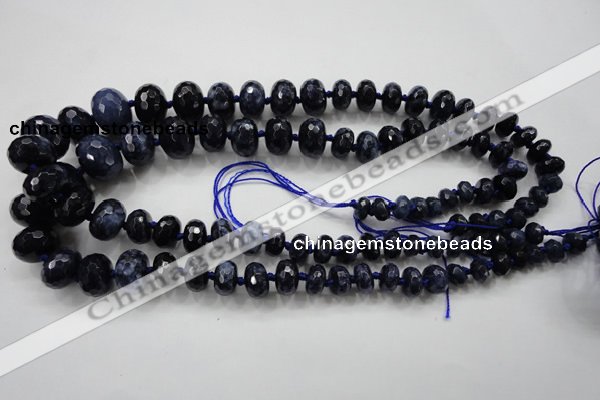 CCN1520 15.5 inches 5*8mm - 13*18mm faceted rondelle candy jade beads