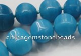 CCN1535 15.5 inches 8*8mm - 20*20mm pumpkin candy jade beads