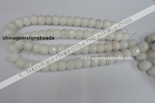 CCN160 15.5 inches 12*16mm faceted rondelle candy jade beads