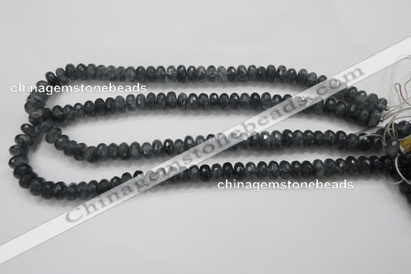 CCN1601 15.5 inches 6*10mm faceted rondelle candy jade beads