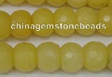 CCN161 15.5 inches 12*16mm faceted rondelle candy jade beads