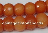 CCN162 15.5 inches 12*16mm faceted rondelle candy jade beads
