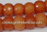 CCN162 15.5 inches 12*16mm faceted rondelle candy jade beads