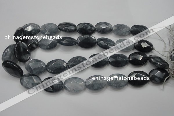 CCN1643 15.5 inches 18*25mm faceted oval candy jade beads