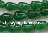 CCN1661 15.5 inches 10*14mm teardrop candy jade beads wholesale